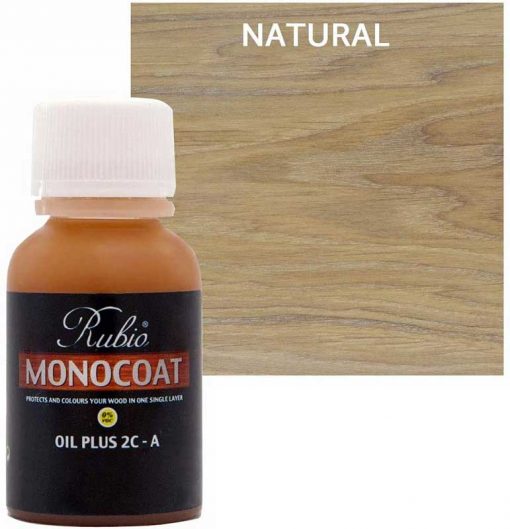 rubio interior oil plus 2c sample bottle natural